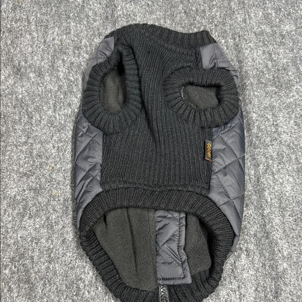 Gooby PET Quilted Fashion Vest in Black